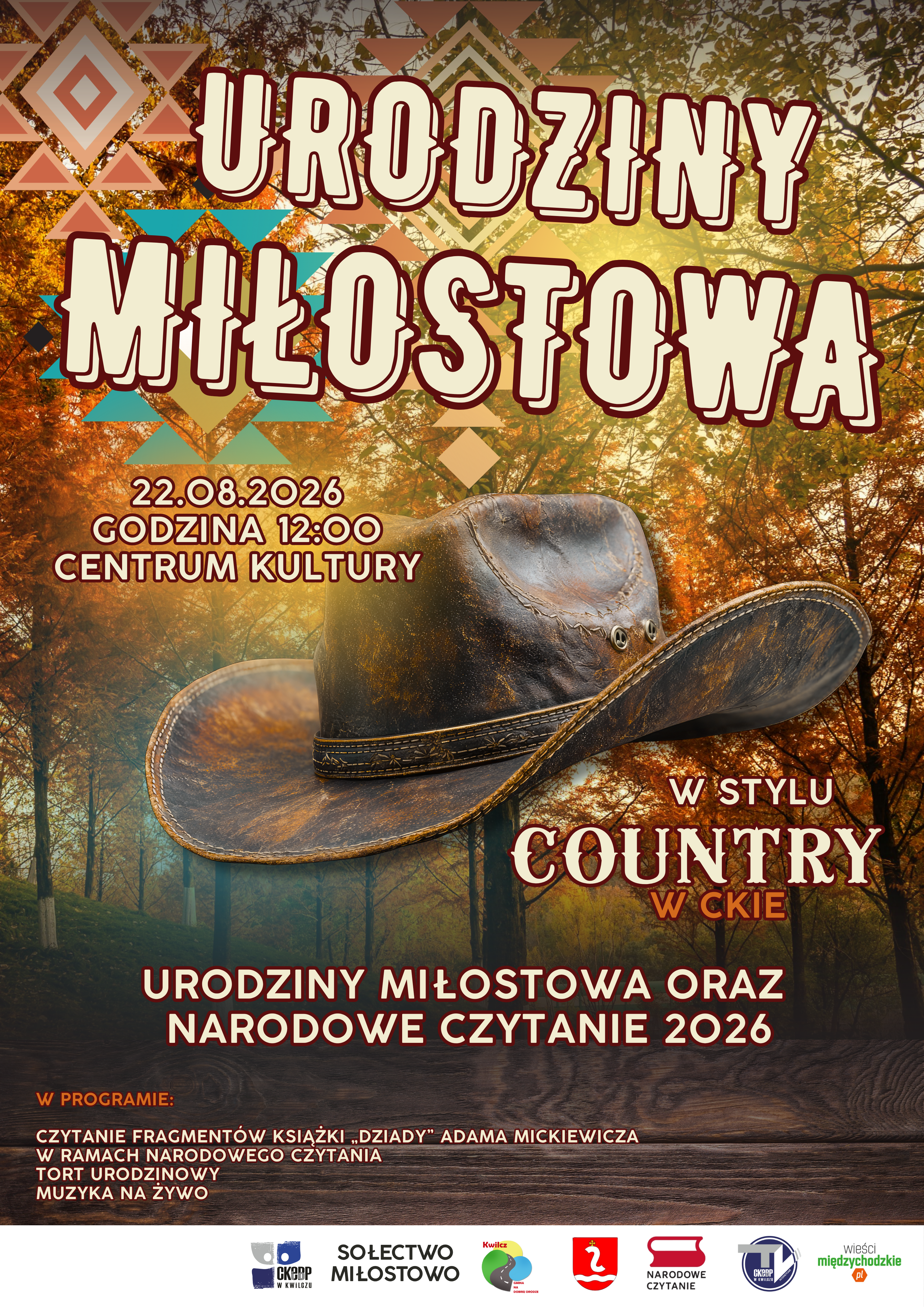plakat urodziny miłostowa 