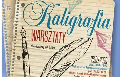 Zdjęcie do Warsztaty kaligrafii 