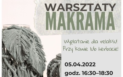 Zdjęcie do Warsztaty MAKRAMA