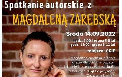 Zdjęcie do Spotkanie autorskie z Magdaleną Zarębską