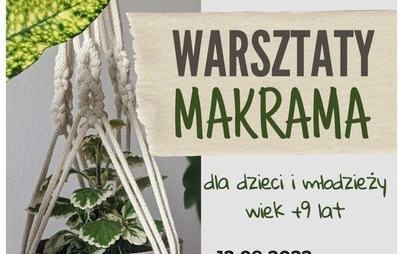 Zdjęcie do Warsztaty MAKRAMA