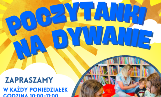 Zdjęcie do POCZYTANKI NA DYWANIE - zapisy 