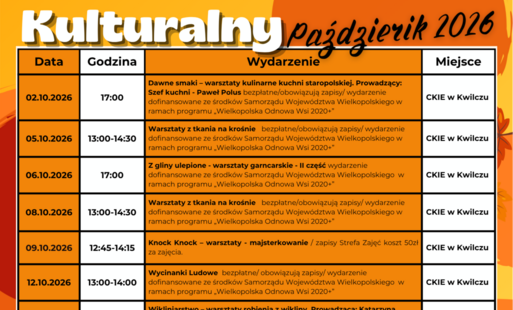 Zdjęcie do Kulturalny Październik 