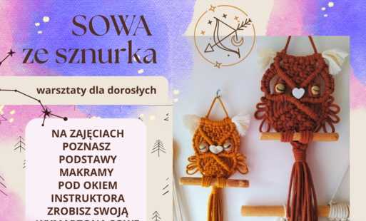 Zdjęcie do Sowa ze sznurka - warsztaty dla dorosłych 